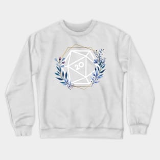 Floral Gold D20 Crewneck Sweatshirt